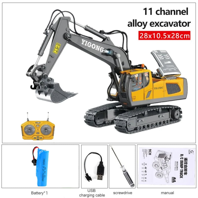 Bulldozer de control remoto para niños