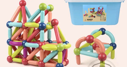 Construction Montessori Magnétiques pour Enfants