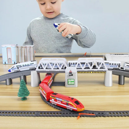 Set de tren eléctrico para niños