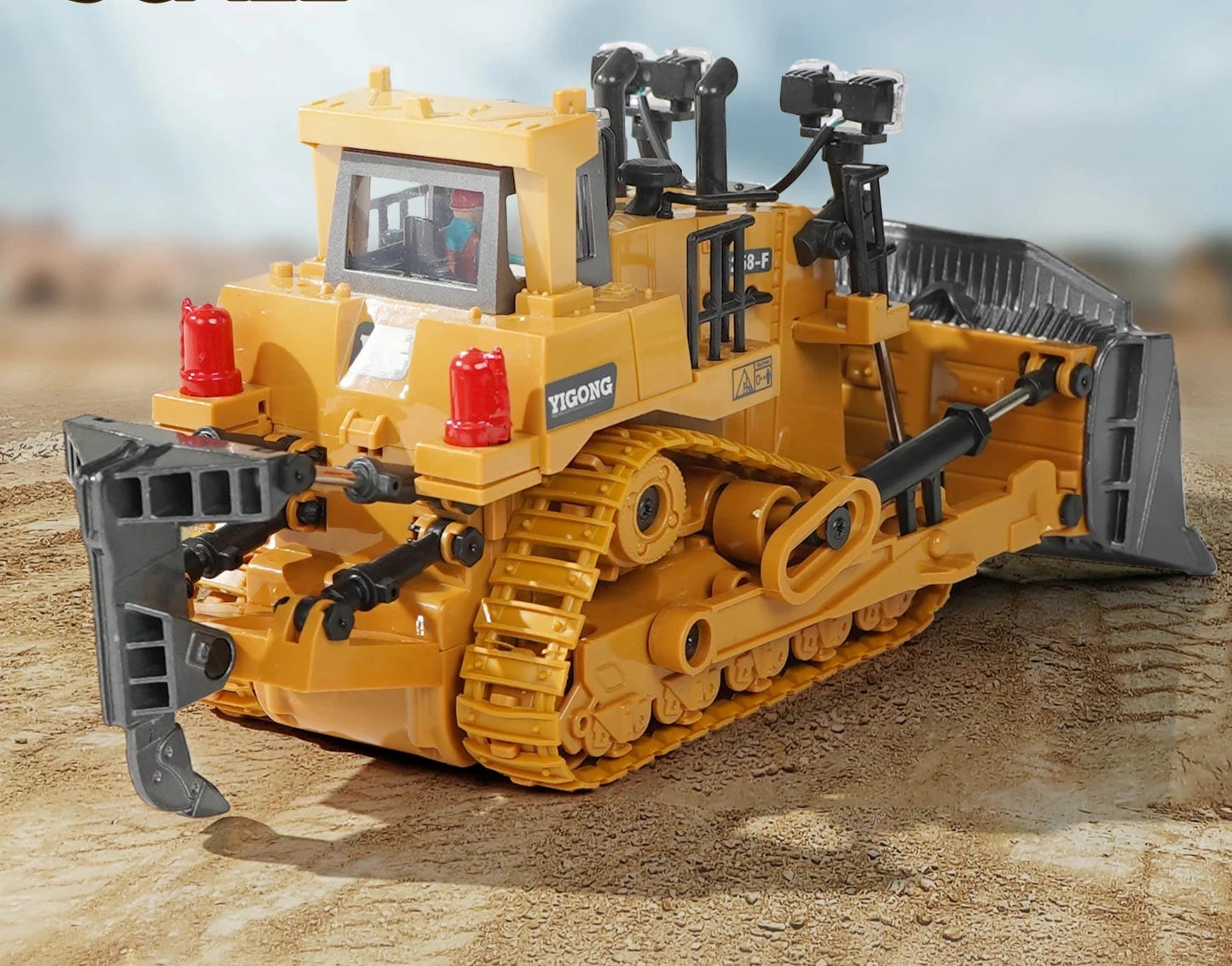 Bulldozer de control remoto para niños