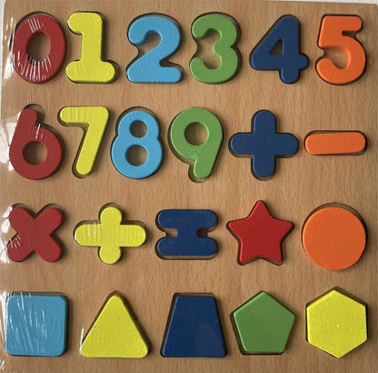 Montessori-Holzpuzzles für Kinder