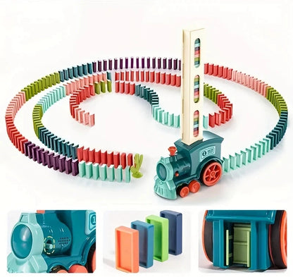 Train Électrique à domino pour Enfants