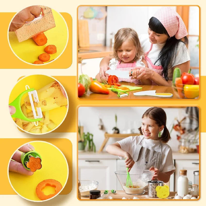 Ensemble d'outils de cuisine Montessori