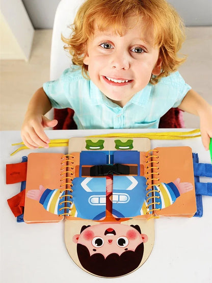 Planche d'Activités Montessori en Bois pour enfants