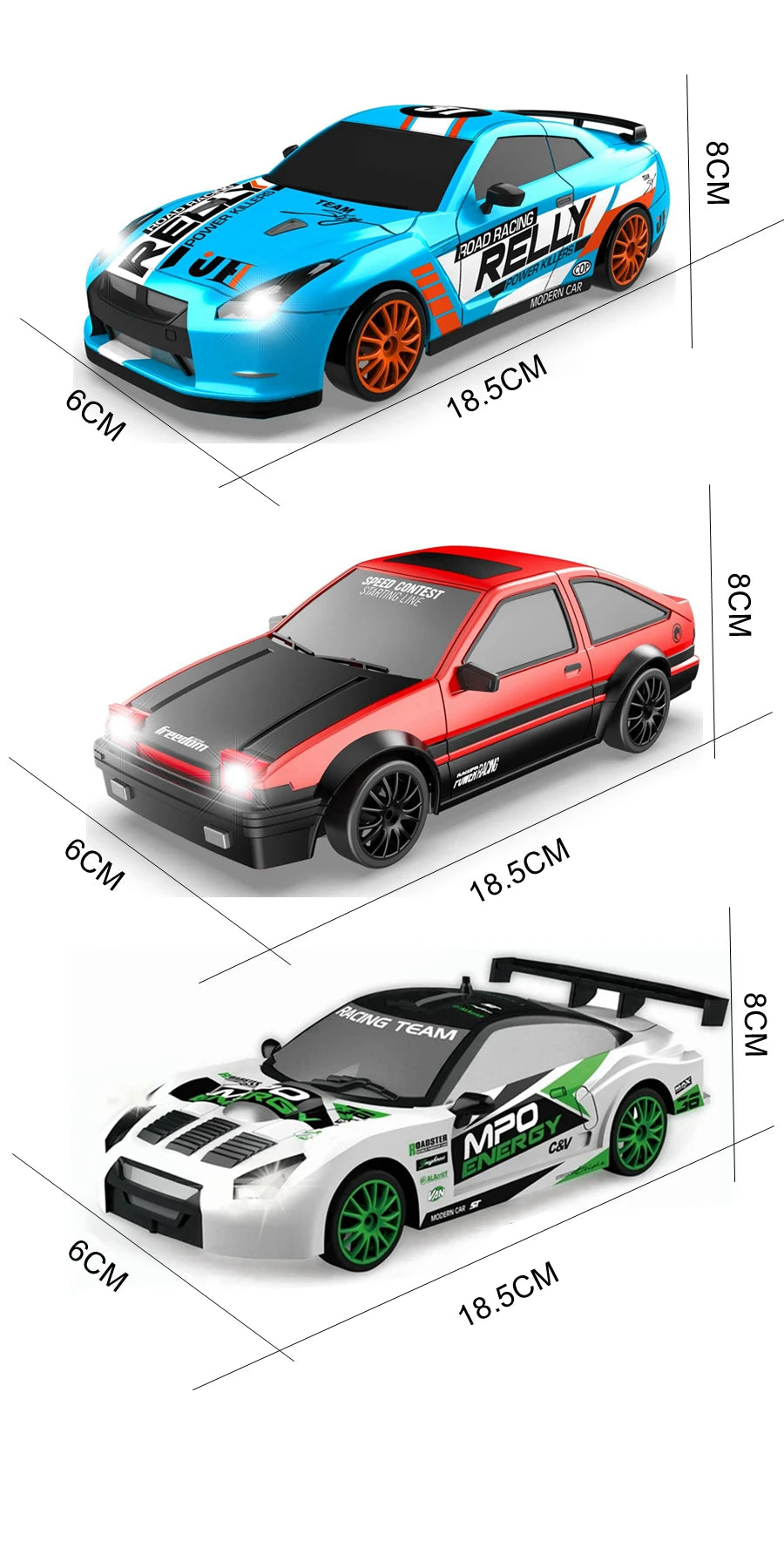 Voiture de drift télécommandée