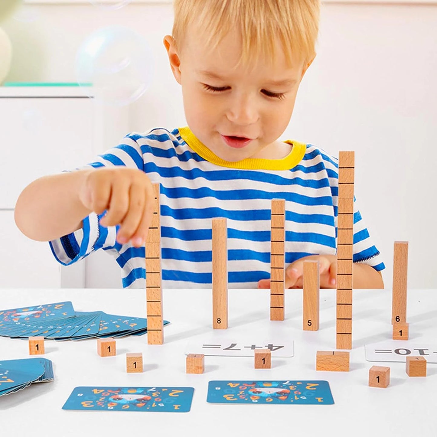 Jouets Mathématiques en Bois pour Enfants