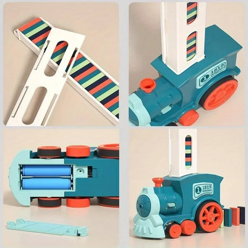 Tren Dominó Eléctrico para Niños