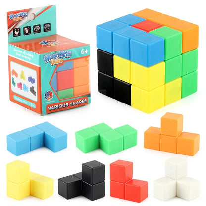 Cube de Construction Magnétique pour Enfant